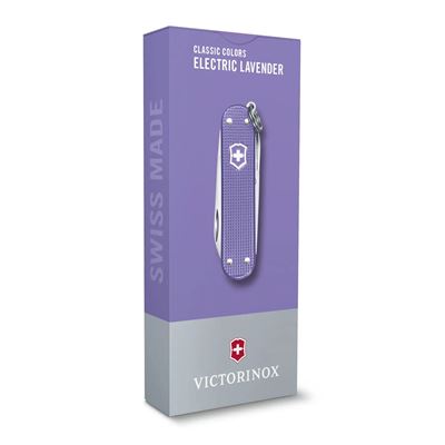 Coltello tascabile CLASSIC SD ALOX 58 mm ELECTRIC LAVENDER VICTORINOX 0.6221.223G 3