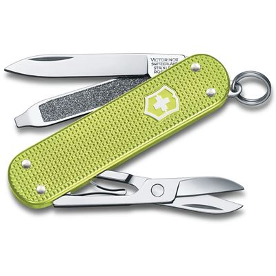 Coltello tascabile CLASSIC SD ALOX 58 mm LIME TWIST