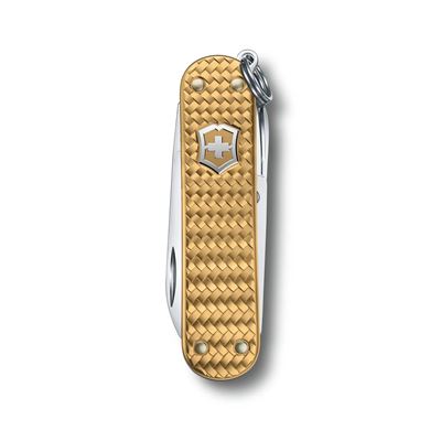 Coltello tascabile CLASSIC SD ALOX PRECIOUS BRASS GOLD VICTORINOX 0.6221.408G 4