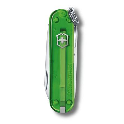 Coltellino tascabile CLASSIC SD 58 mm trasparente GREEN TEA VICTORINOX 0.6223.T41G 2