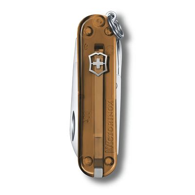 Coltellino tascabile CLASSIC SD 58 mm trasparente CHOCOLATE FUDGE VICTORINOX 0.6223.T55G 2