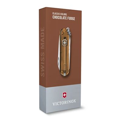 Coltellino tascabile CLASSIC SD 58 mm trasparente CHOCOLATE FUDGE VICTORINOX 0.6223.T55G 3