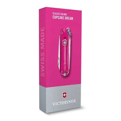 Coltellino tascabile CLASSIC SD 58 mm trasparente CUPCAKE DREAM VICTORINOX 0.6223.T5G 3