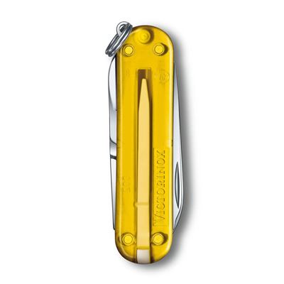 Coltellino tascabile CLASSIC SD 58 mm trasparente TUSCAN SUN VICTORINOX 0.6223.T81G 4