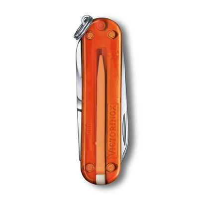 Coltello tascabile CLASSIC SD 58 mm trasparente FIRE OPAL VICTORINOX 0.6223.T82G 4