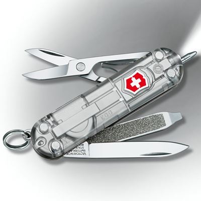 Coltellino tascabile SIGNATURE LITE 58 mm ARGENTO trasparente