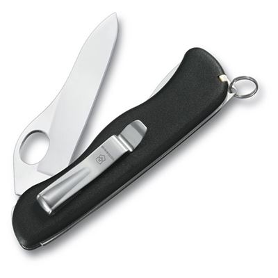 Coltello tascabile SENTINEL con clip, lama diritta 111 mm, NERO VICTORINOX 0.8416.M3 2