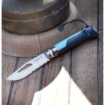 Coltello VRI INOX No.08 OUTDOOR lama combinata BLU OPINEL 001576 3