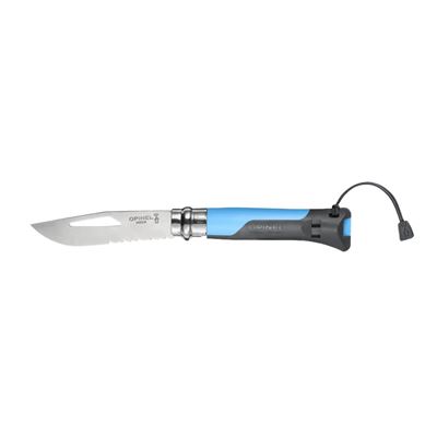Coltello VRI INOX No.08 OUTDOOR lama combinata BLU