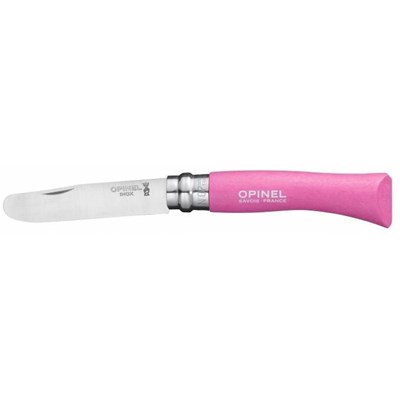 Coltello OPINEL per bambini VRI INOX No.07 HABR ROSA