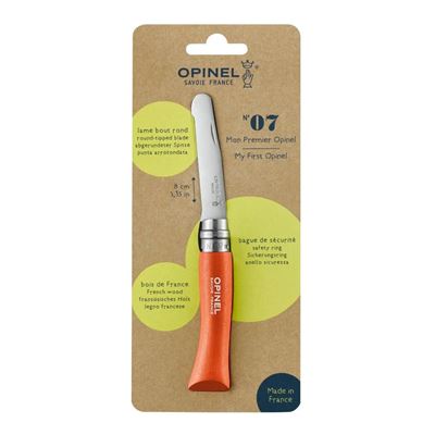 Coltello OPINEL per bambini VRI INOX No.07 HABR ARANCIONE OPINEL 002363 5