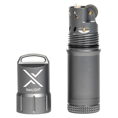 Accendino titanLIGHT™ impermeabile GRIGIO