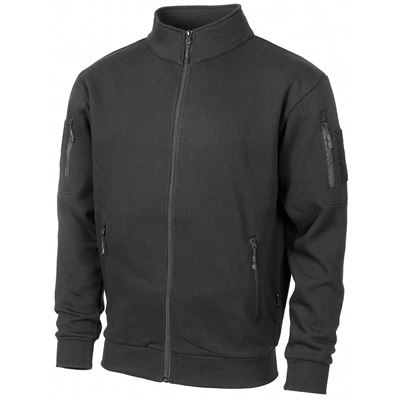 Felpa con zip TACTICAL NERA