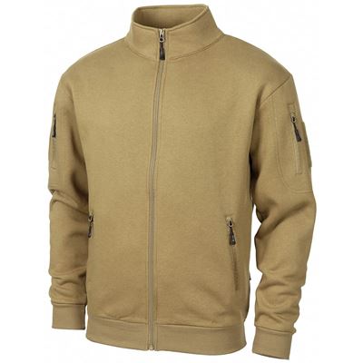 Felpa con zip TACTICAL COYOTE