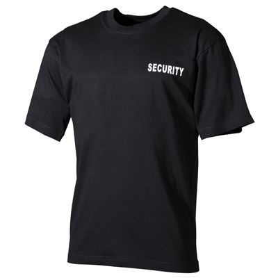 Maglietta SECURITY maniche corte NERO