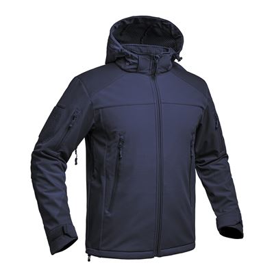 Giacca FIGHTER V2 softshell con cappuccio BLU A10 EQUIPMENT 01.201613 4