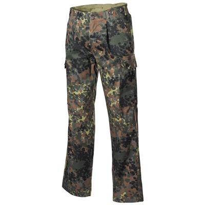 Pantaloni da campo BW TL tedeschi mimetici FLECKTARN 5 colori