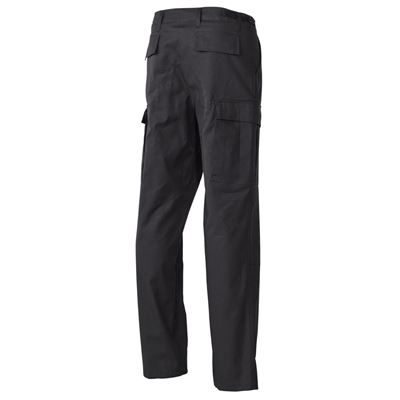 Pantaloni US taglio BDU rip-stop NERI MFH 01334A 2