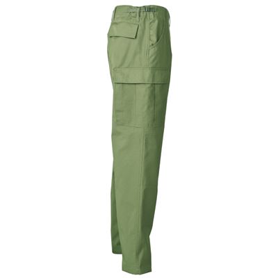 Pantaloni US taglio BDU rip-stop VERDI MFH 01334B 3