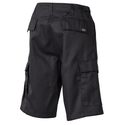 Pantaloncini taglio americano BDU con tasche laterali NERI MFH 01502A 3