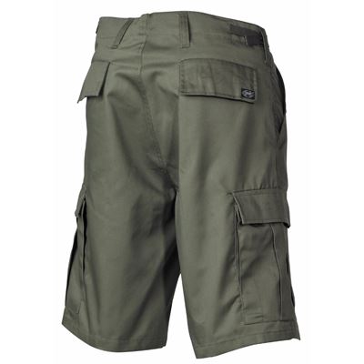 Pantaloncini taglio americano BDU con tasche laterali VERDI MFH 01502B 3