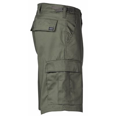 Pantaloncini taglio americano BDU con tasche laterali VERDI MFH 01502B 2