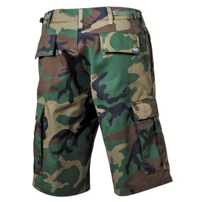 Pantaloncini taglio americano BDU con tasche laterali WOODLAND MFH 01502T 3
