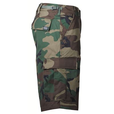 Pantaloncini taglio americano BDU con tasche laterali WOODLAND MFH 01502T 2