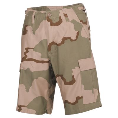Pantaloncini taglio americano BDU con tasche laterali 3-COL DESERT