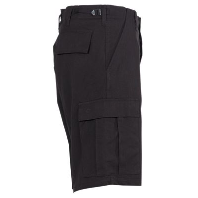 Pantaloncini BDU rip-stop taglio americano NERI MFH 01512A 2