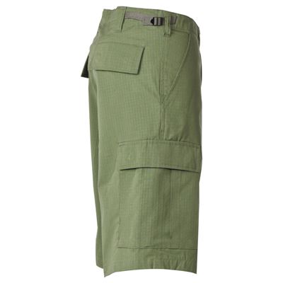 Pantaloncini US taglio BDU rip-stop VERDI MFH 01512B 2