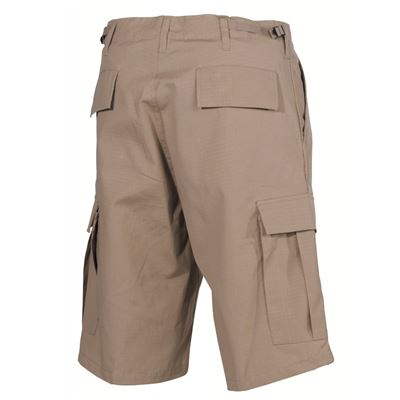 Pantaloncini US taglio BDU rip-stop SABBIA MFH 01512F 3
