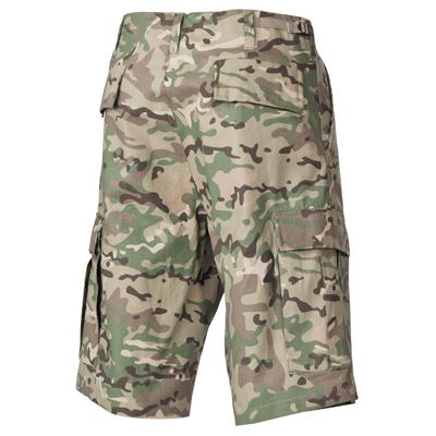 Pantaloncini US taglio BDU rip-stop OPERATION CAMO MFH 01512X 2