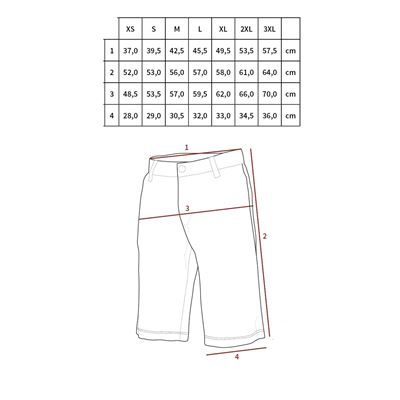 Pantaloncini US BERMUDA BDU rip-stop HDT CAMO MFH 01513P 4