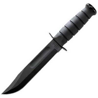 Coltello FIGHTING lama liscia NERO
