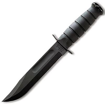 Coltello FIGHTING/UTILITY lama liscia NERO