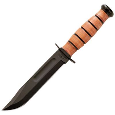 Coltello U.S.NAVY lama liscia NERO