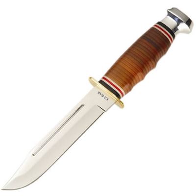 Coltello HUNTER con fodero in pelle medio
