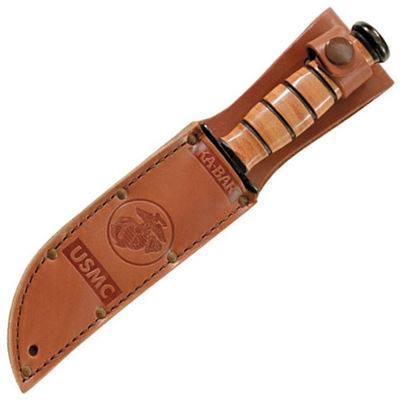 Coltello U.S.M.C. SHORT lama liscia NERO KA-BAR 02-1250 2