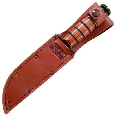 Coltello USA SHORT lama liscia NERO KA-BAR 02-1251 2