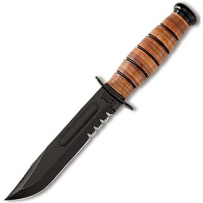 Coltello U.S.M.C. lama dentellata 5-1/4"