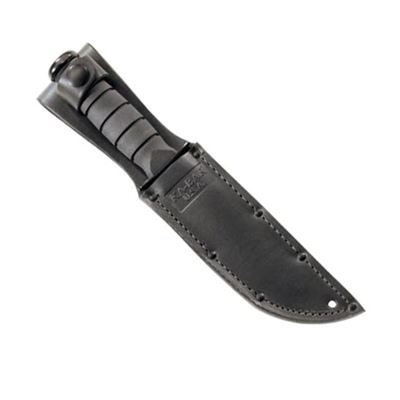 Coltello FIGHTING/UTILITY SHORT lama seghettata - fodero in pelle KA-BAR 02-1257 2