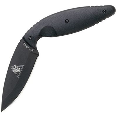 Coltello LARGE TDI lama liscia NERO