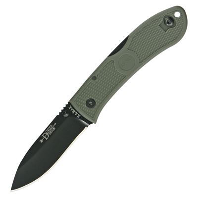 Coltello pieghevole DOZIER HUNTER lama liscia NERO/FOLIAGE