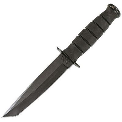 Coltello corto FIGHTING/UTILITY TANTO lama liscia NERO