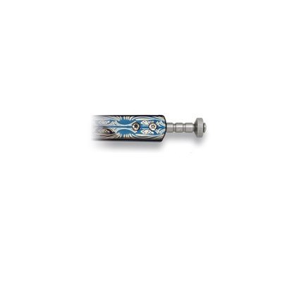 Coltello a farfalla RAIN BLUE con ornamenti Albainox 02140 2