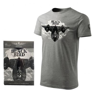 Maglietta Lockheed SR-71 BLACKBIRD GRIGIA