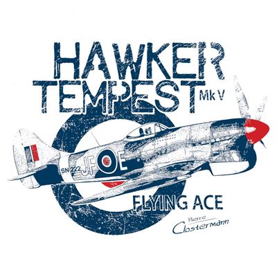 Maglietta RAF HAWKER TEMPEST BIANCA ANTONIO® 0214661 3