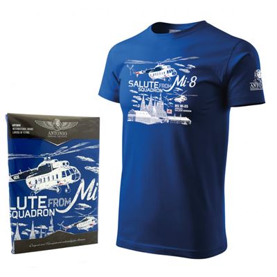 Maglietta Mi-8 SALUTE BLU