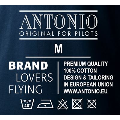 Maglietta con aereo da addestramento L-29 DELFÍN BLU ANTONIO® 0214831 4